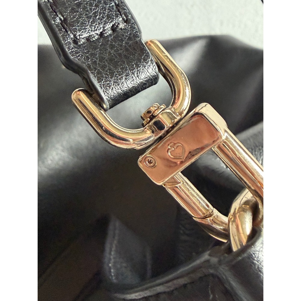 Kate Spade New York Black Pebbled Leather Crossbody Bag Gold Hardware - Picture 5 of 10